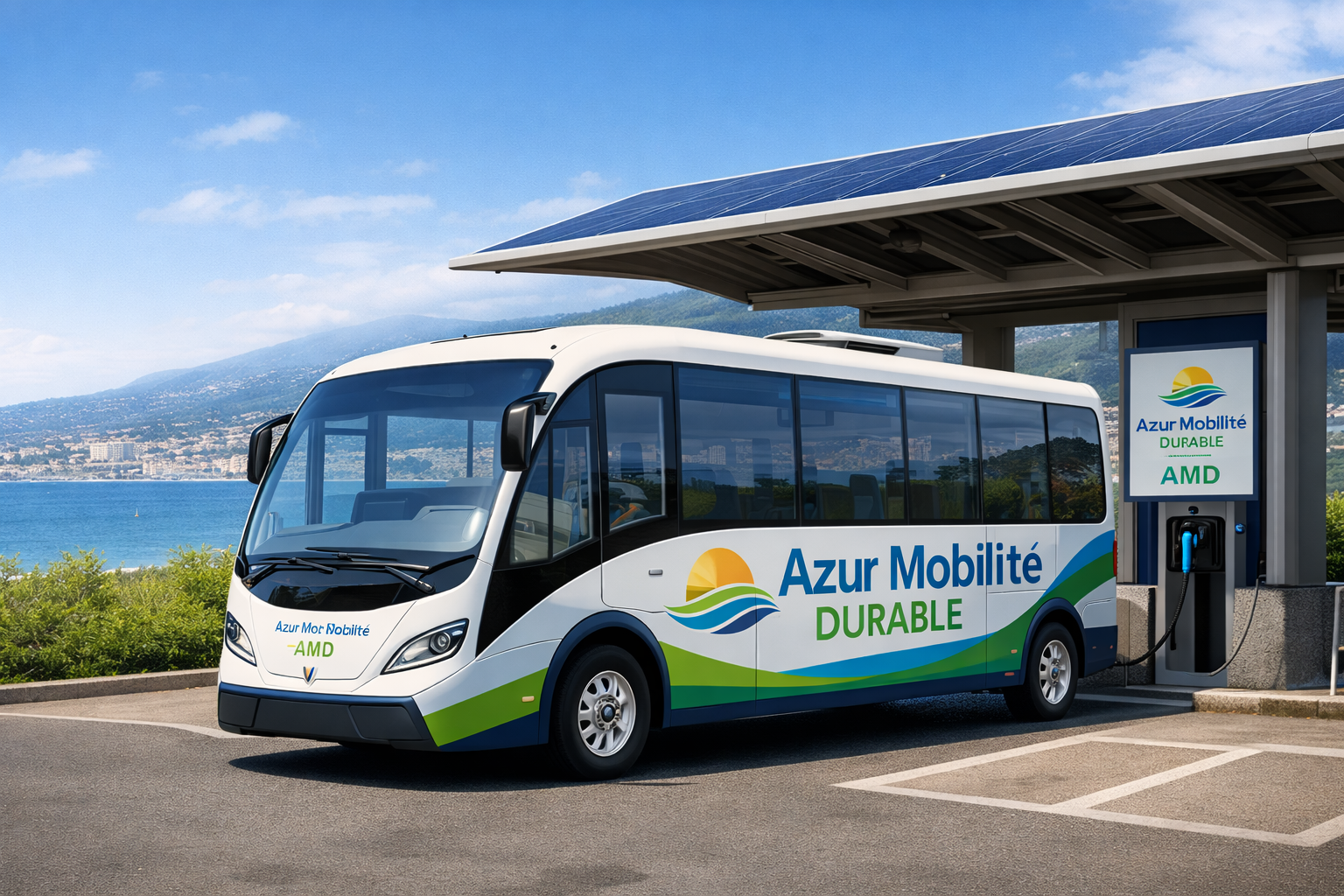 Bus électrique AzurMobilité Durable